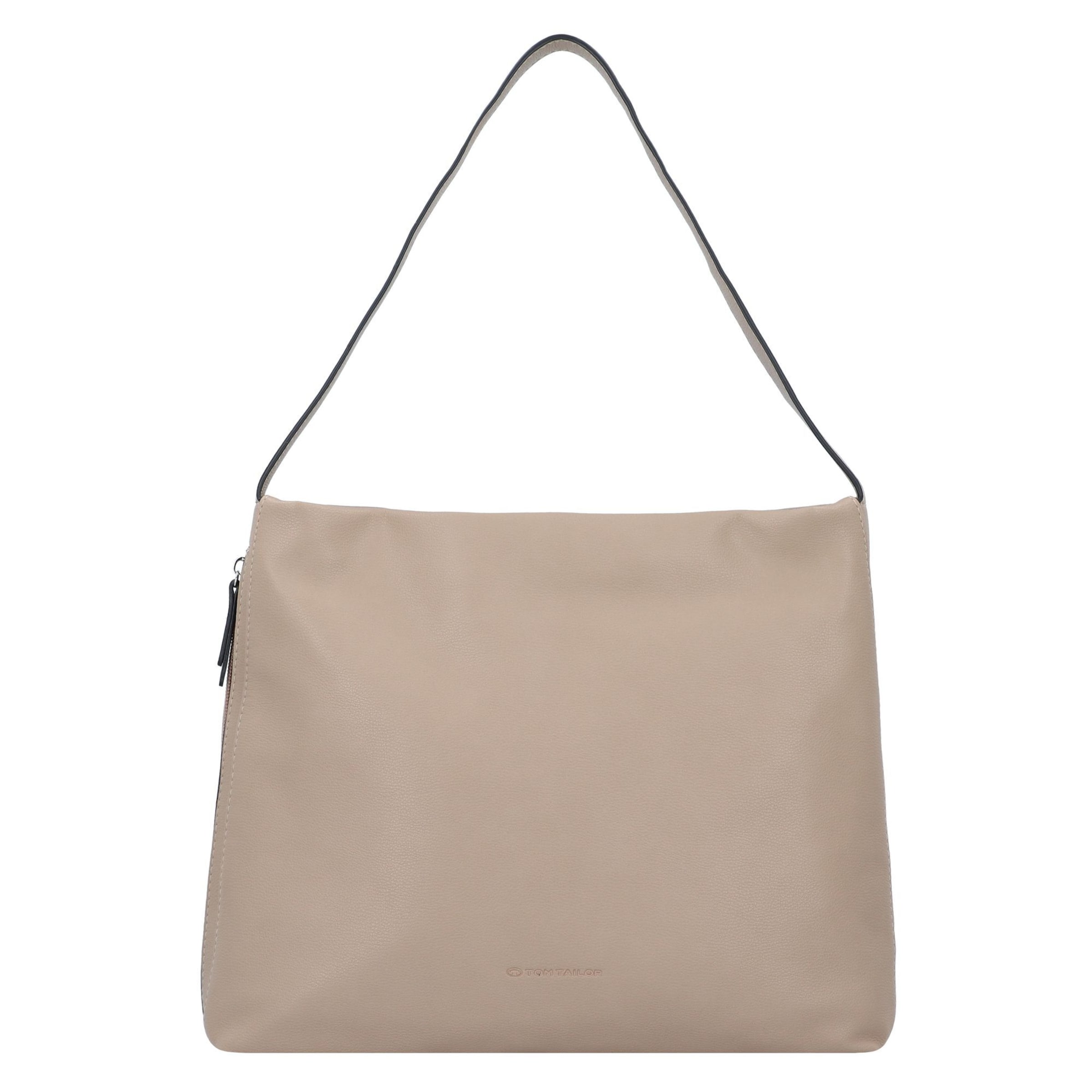 TOM TAILOR Schultertasche 'Yuma' in Beige: Vorderseite