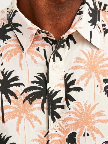 JACK & JONES - Ajuste regular Camisa 'JORJoshua Aruba' en beige