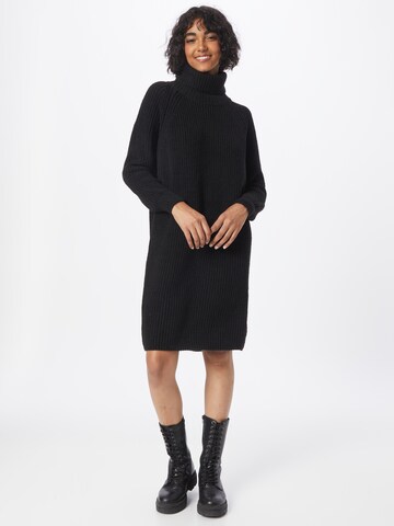 Zwillingsherz فستان مُحاك 'Paola' بلون أسود: الأمام
