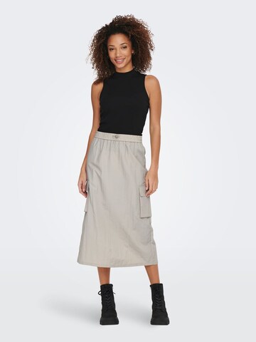 JDY - Falda en gris