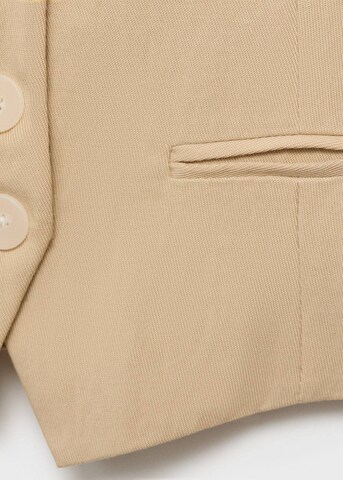 MANGO Suit Vest 'Deia' in Beige