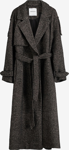 Manteau mi-saison Bershka en gris : devant