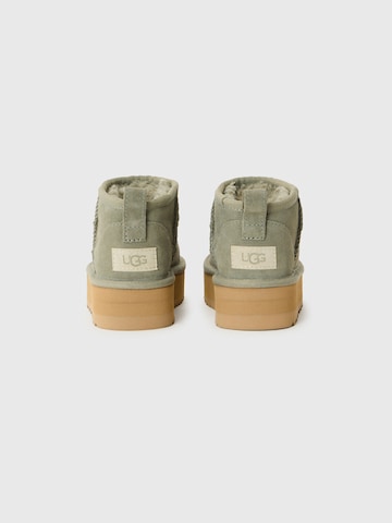 UGG Škornji 'CLASSIC ULTRA MINI' | zelena barva