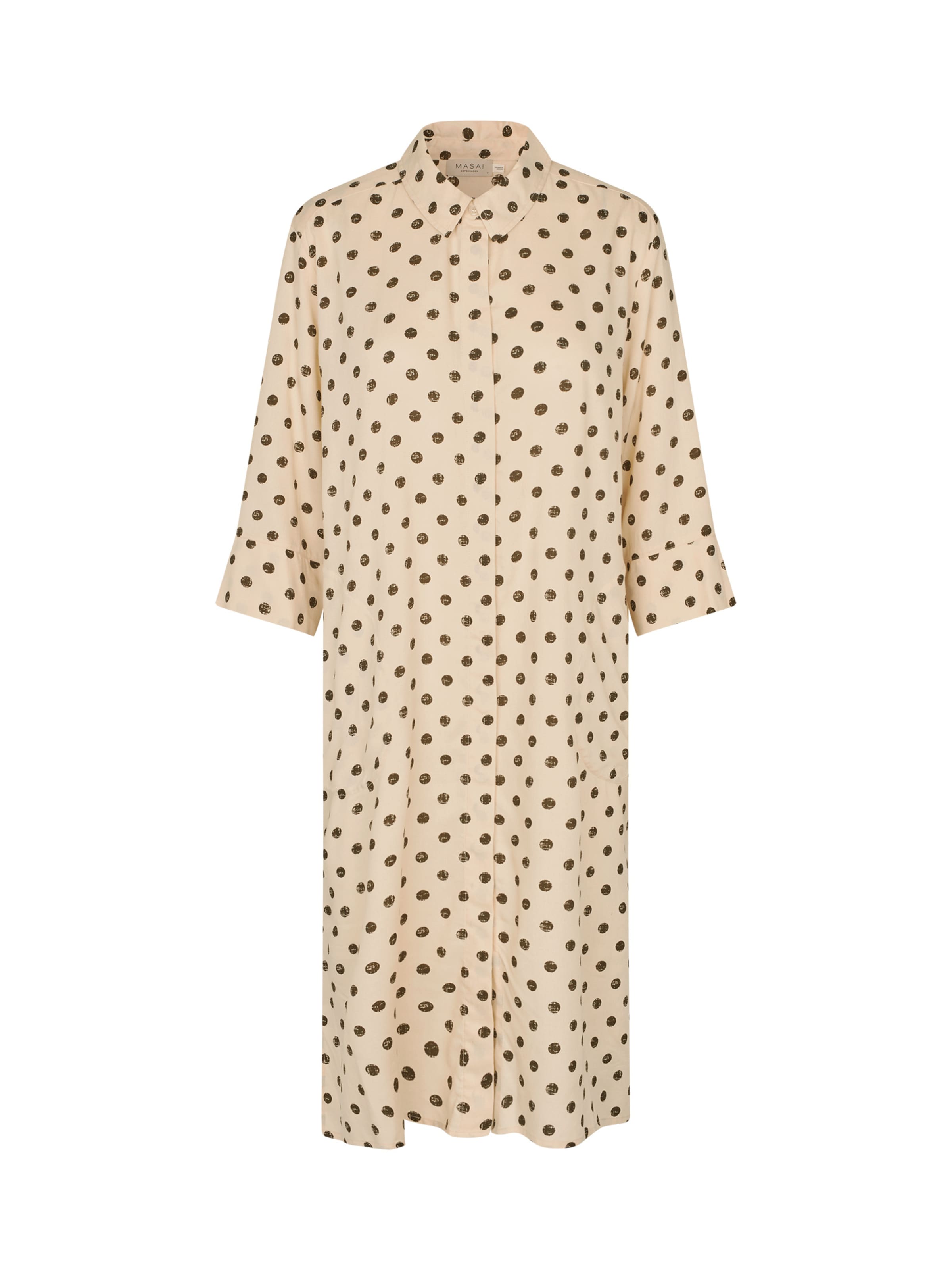 Masai Shirt Dress 'Nimeso' in Beige: front
