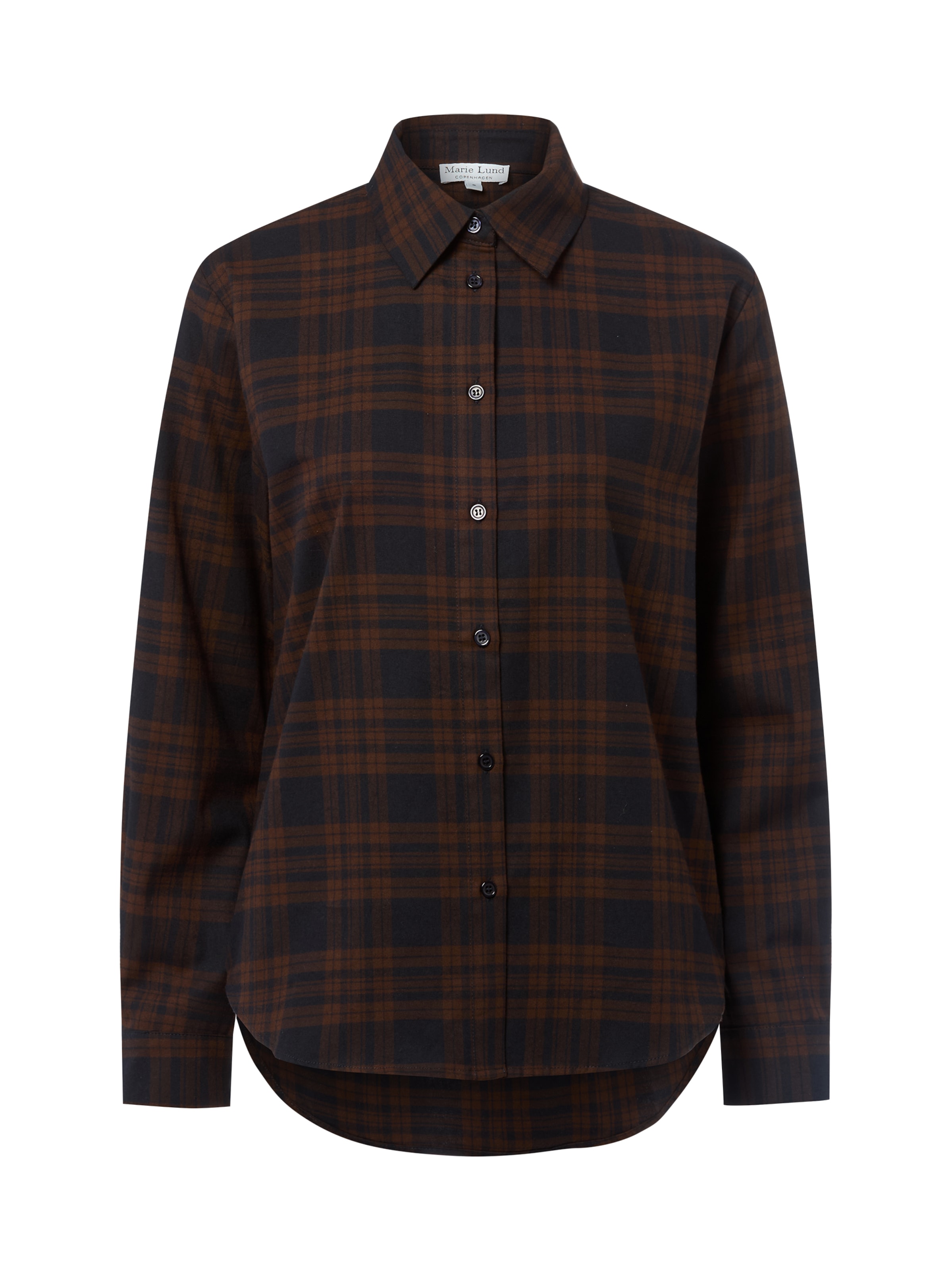 Marie Lund Blouse in Blue: front