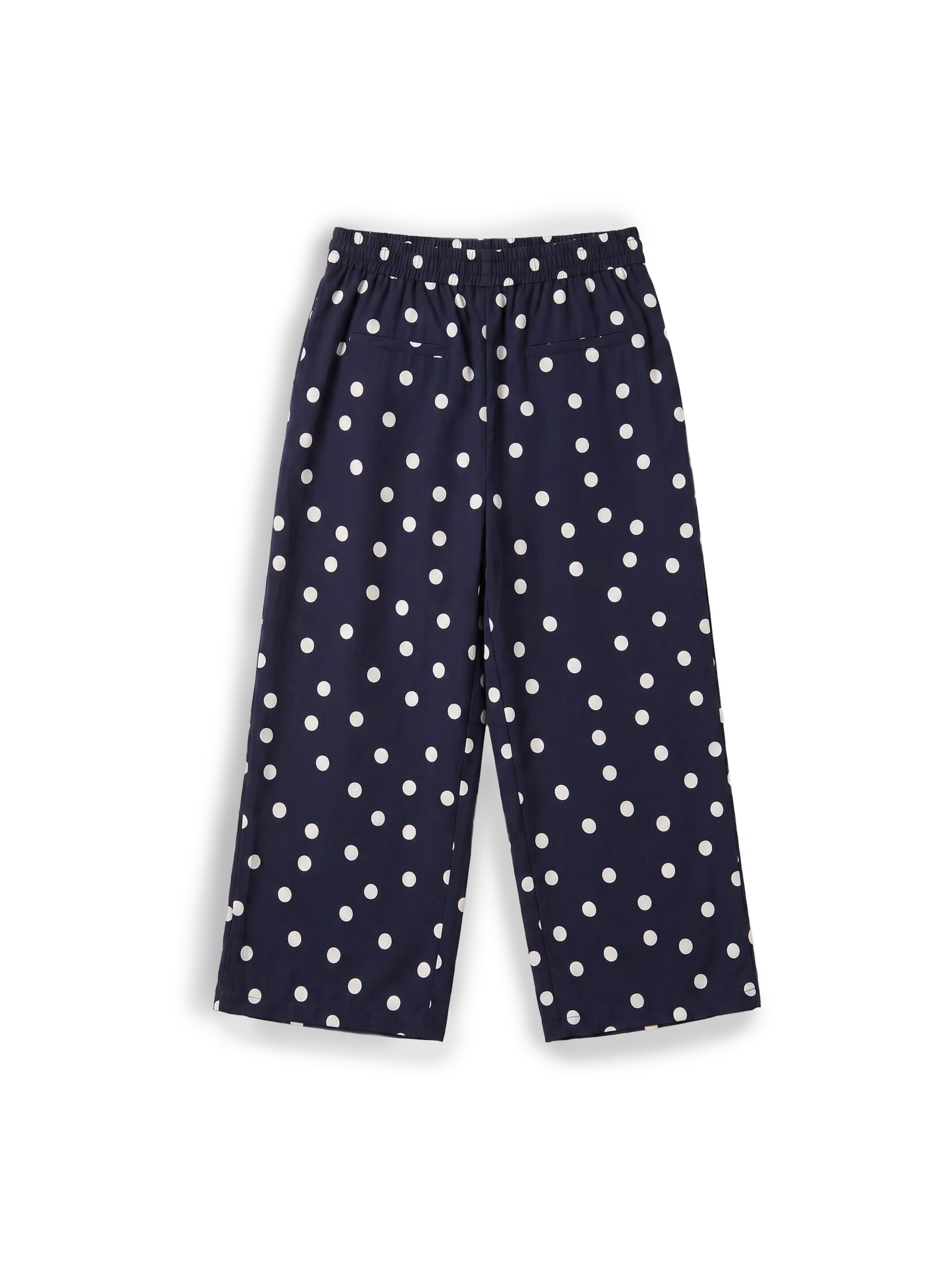 TOM TAILOR Wide leg Broek in Blauw