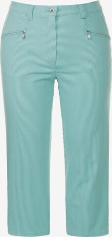 Ulla Popken Regular Broek 'Mony' in Blauw: voorkant