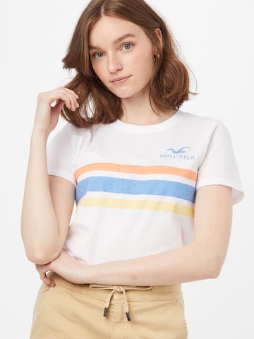 HOLLISTER Shirt in Weiß: predná strana