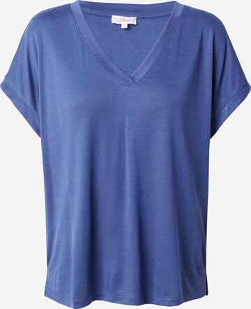 s.Oliver T-Shirt in Blau: predná strana