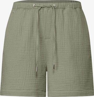 Street One Studio Pants in Green: front