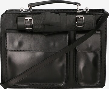 Gave Lux Briefcase in Black: front