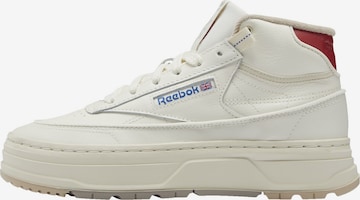 Reebok - Zapatillas deportivas altas 'Club C Geo' en beige: frente