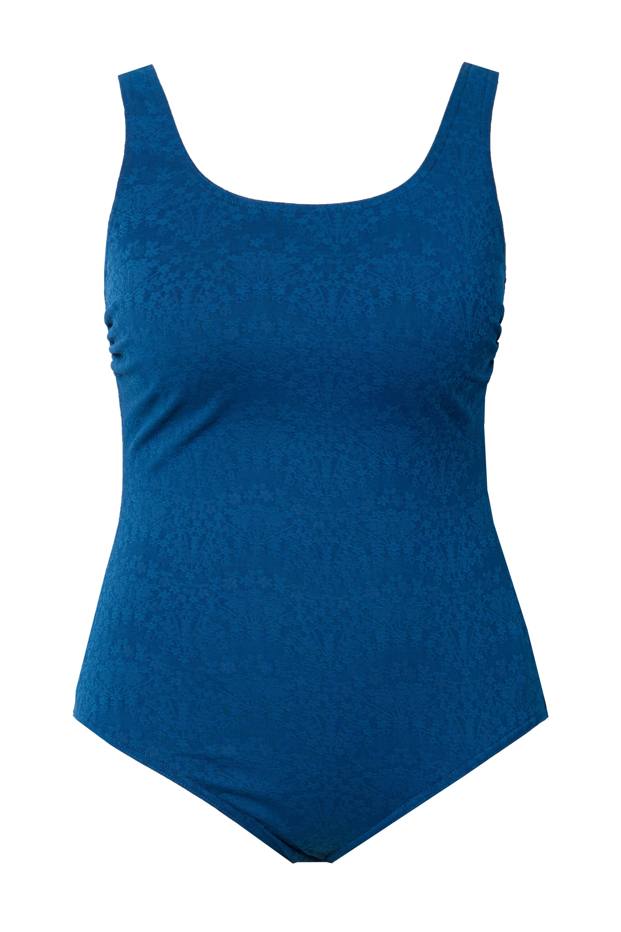 Ulla Popken Bustier Strój kąpielowy 'Alice' w kolorze niebieski: przód