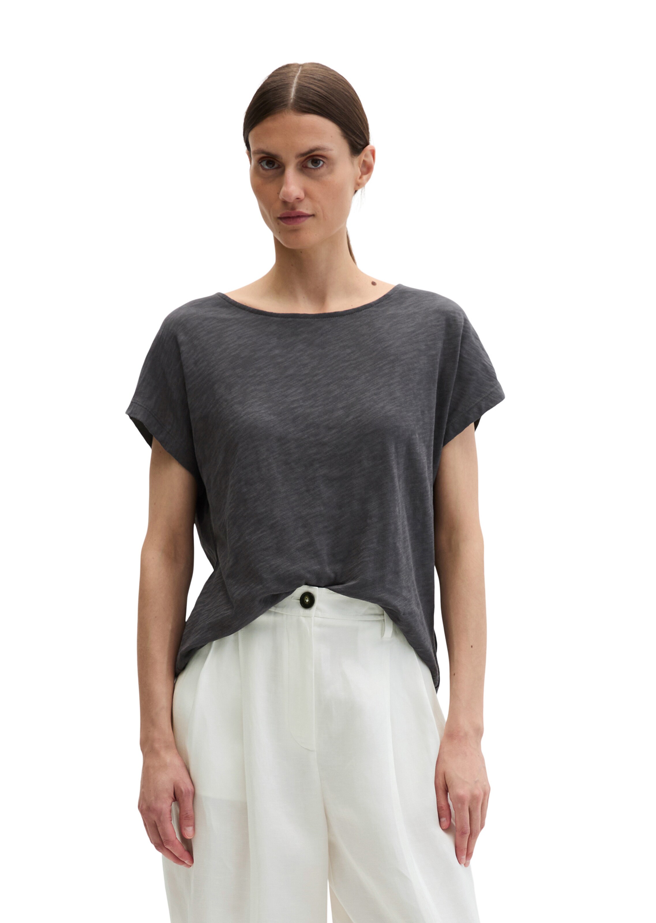 Marc O'Polo Shirt in Grey: front