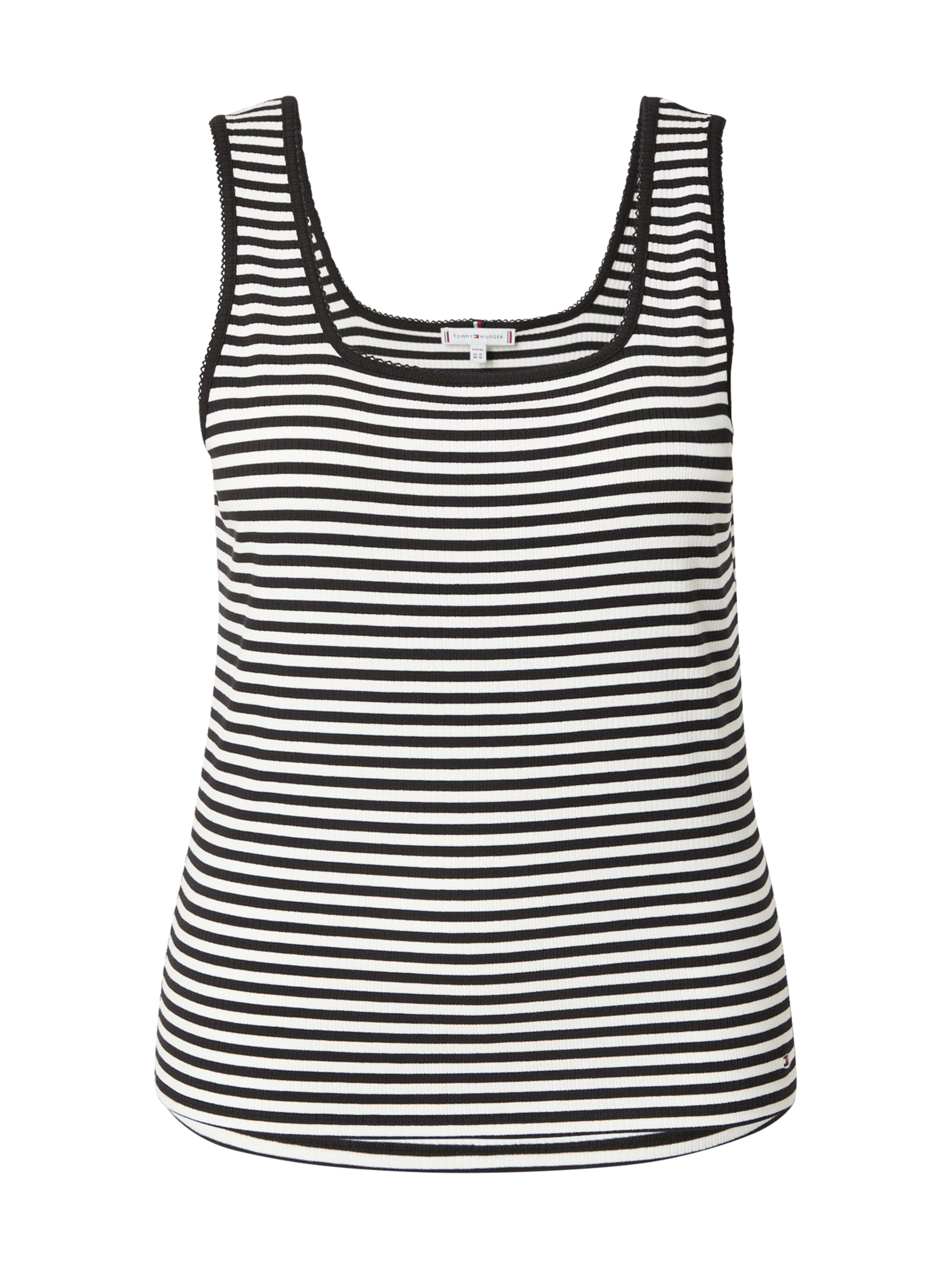 Tommy Hilfiger Curve Overdel i sort: forside