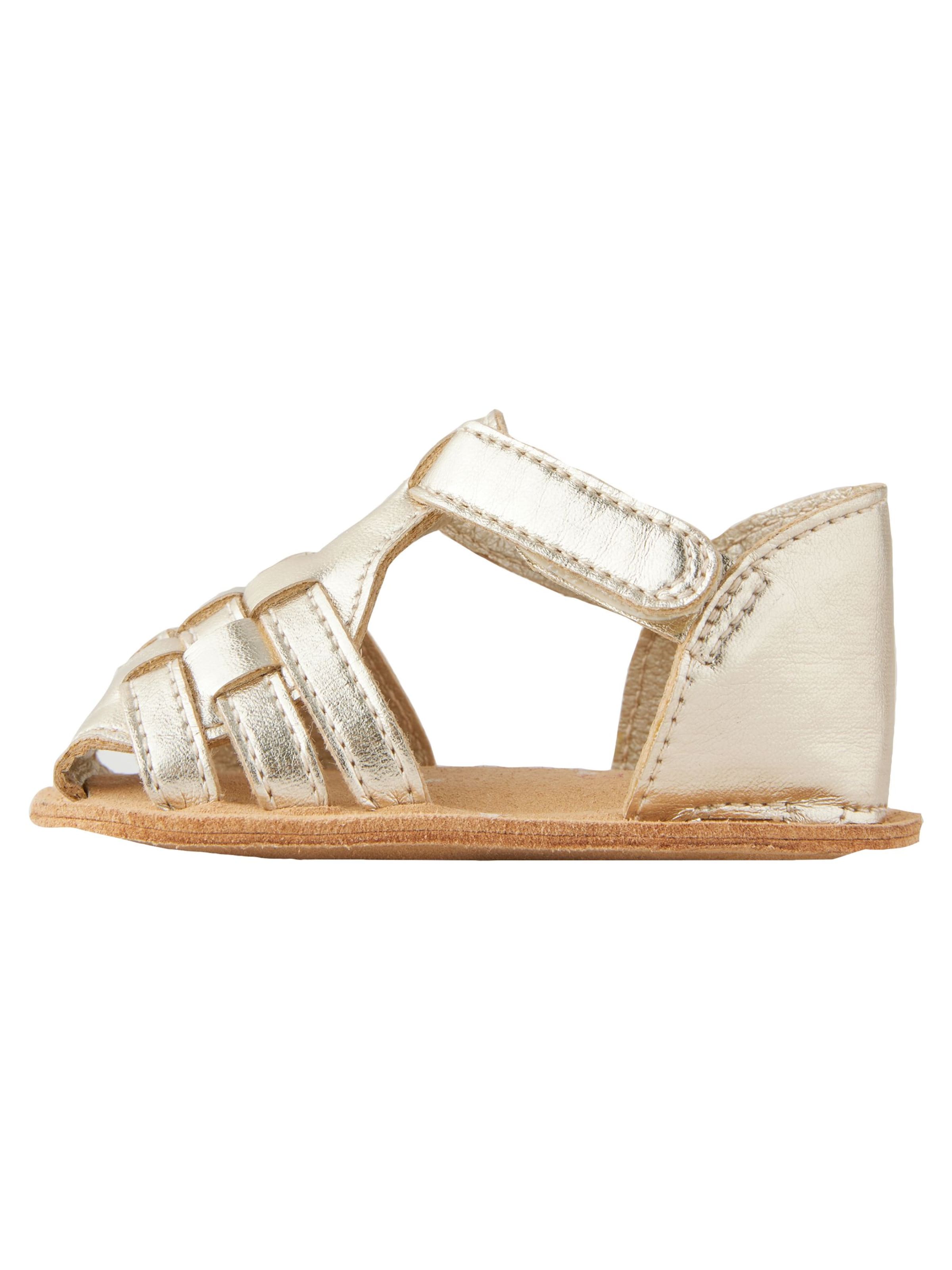 Sandales Next en or : devant