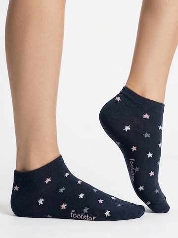 footstar Füßlinge 'Ringel'‌‌‌‌‌‌‌‌‌ in Blau