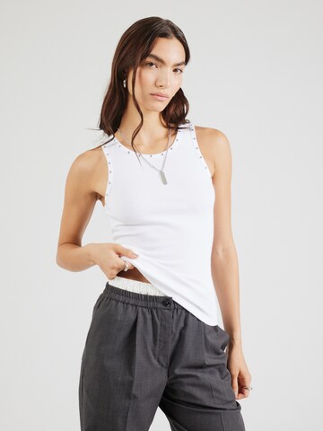 Top di WEEKDAY in bianco: frontale