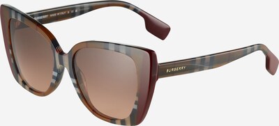 BURBERRY Sunčane naočale '0BE4393 54 405413' u kestenjasto smeđa / svijetlosmeđa / crna / prljavo bijela, Pregled proizvoda