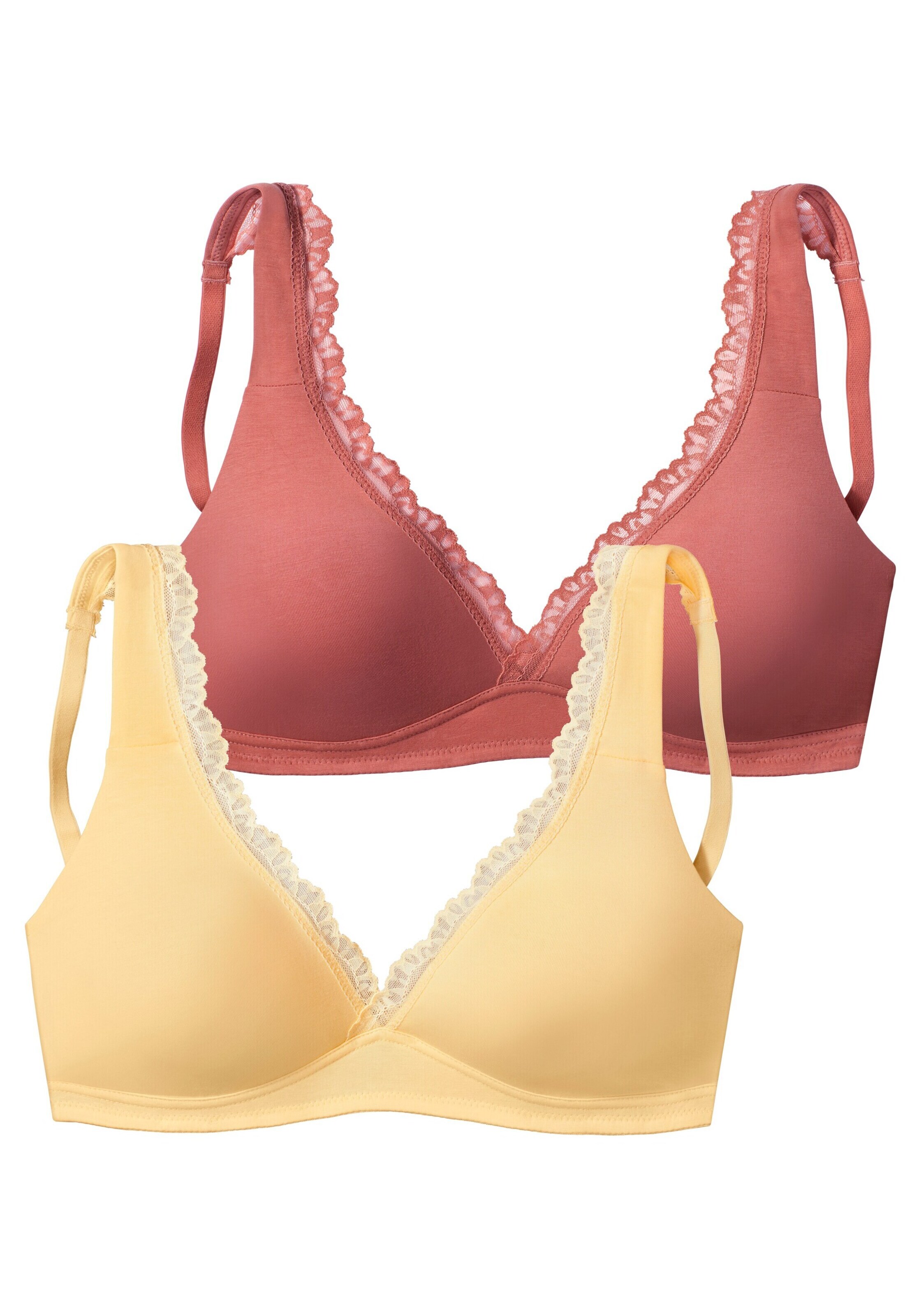 PETITE FLEUR Bustier BH in Gelb: Vorderseite