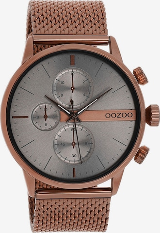 OOZOO Analog Watch in Bronze: front