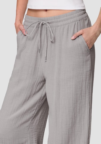 QS Wide leg Broek in Grijs