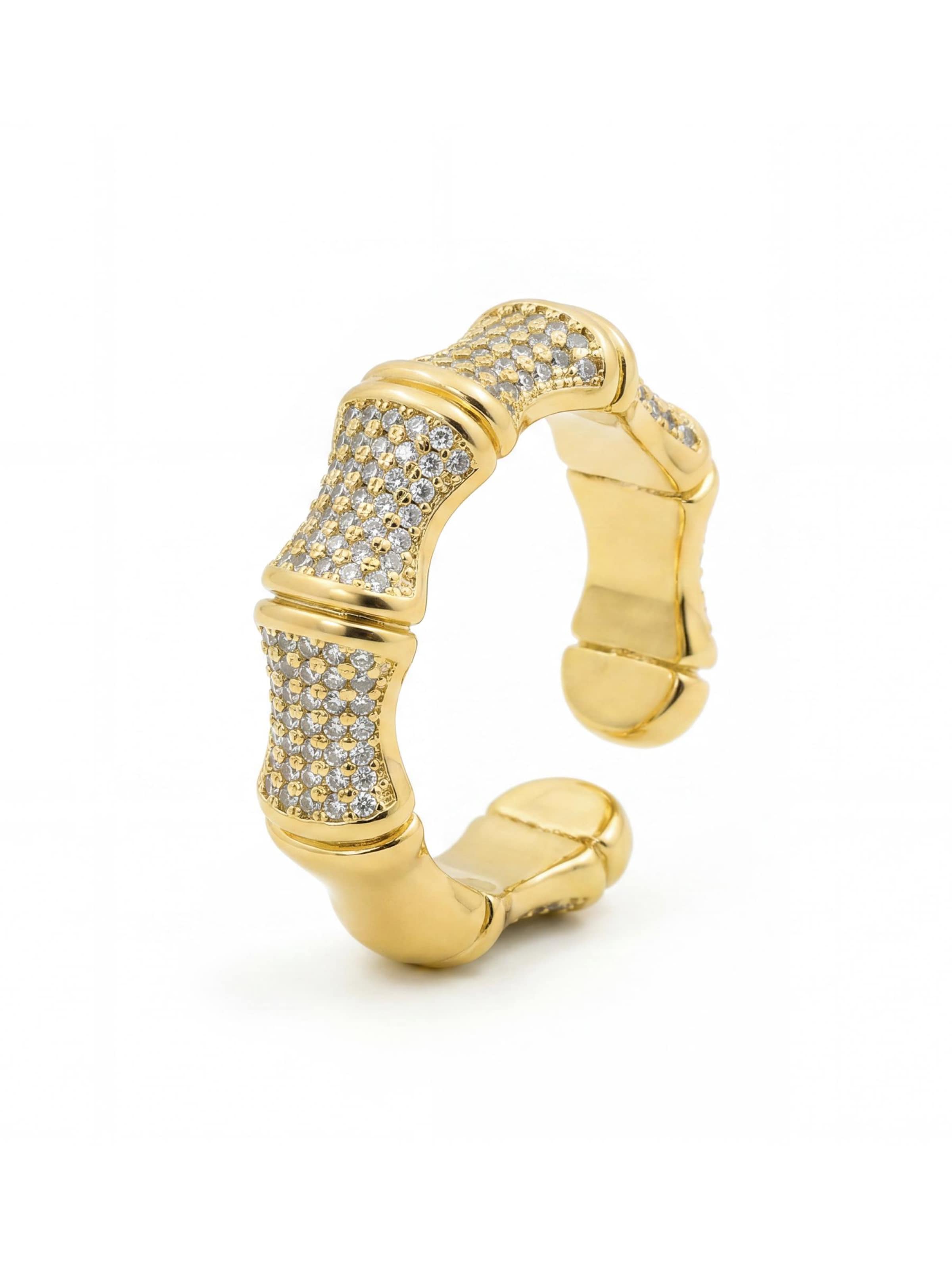 Luxenter Ring 'Rechi' in Gold: front