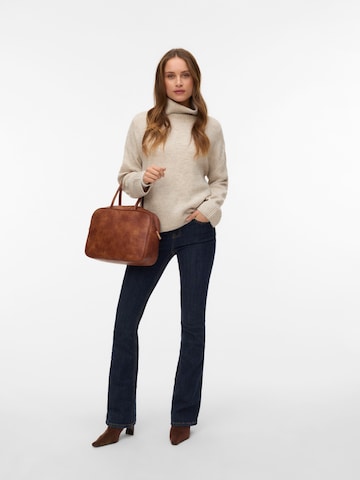 VERO MODA Pulóver 'VMLefile' - bézs