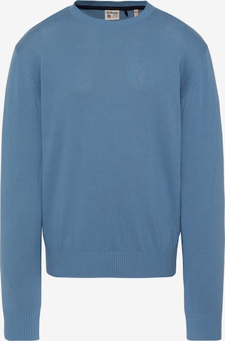 Pull-over Schott NYC en bleu : devant