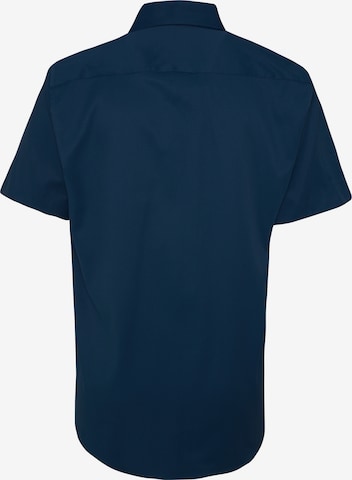 DENIM CULTURE Regular fit Button Up Shirt 'STANLEY' in Blue