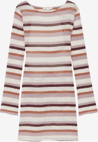 Pull&Bear Knit dress in Mixed colours: front