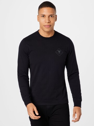 Barbour Beacon Shirt in Black: front