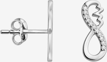 Sofia Milani Ohrringe 'Infinity Heartbeat' in Silber: Vorderseite