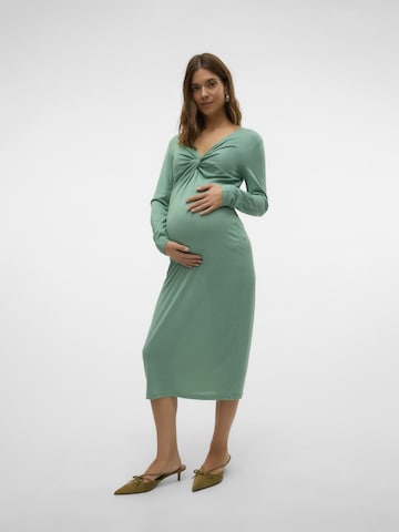 MAMALICIOUS Jurk 'MLMaeve' in Groen: voorkant