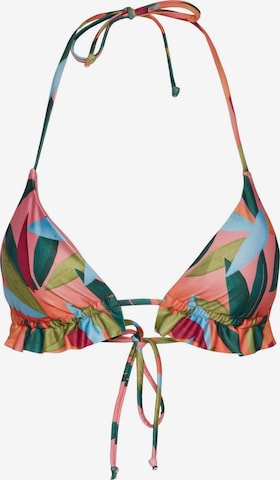 Triangolo Top per bikini di PIECES in arancione: frontale