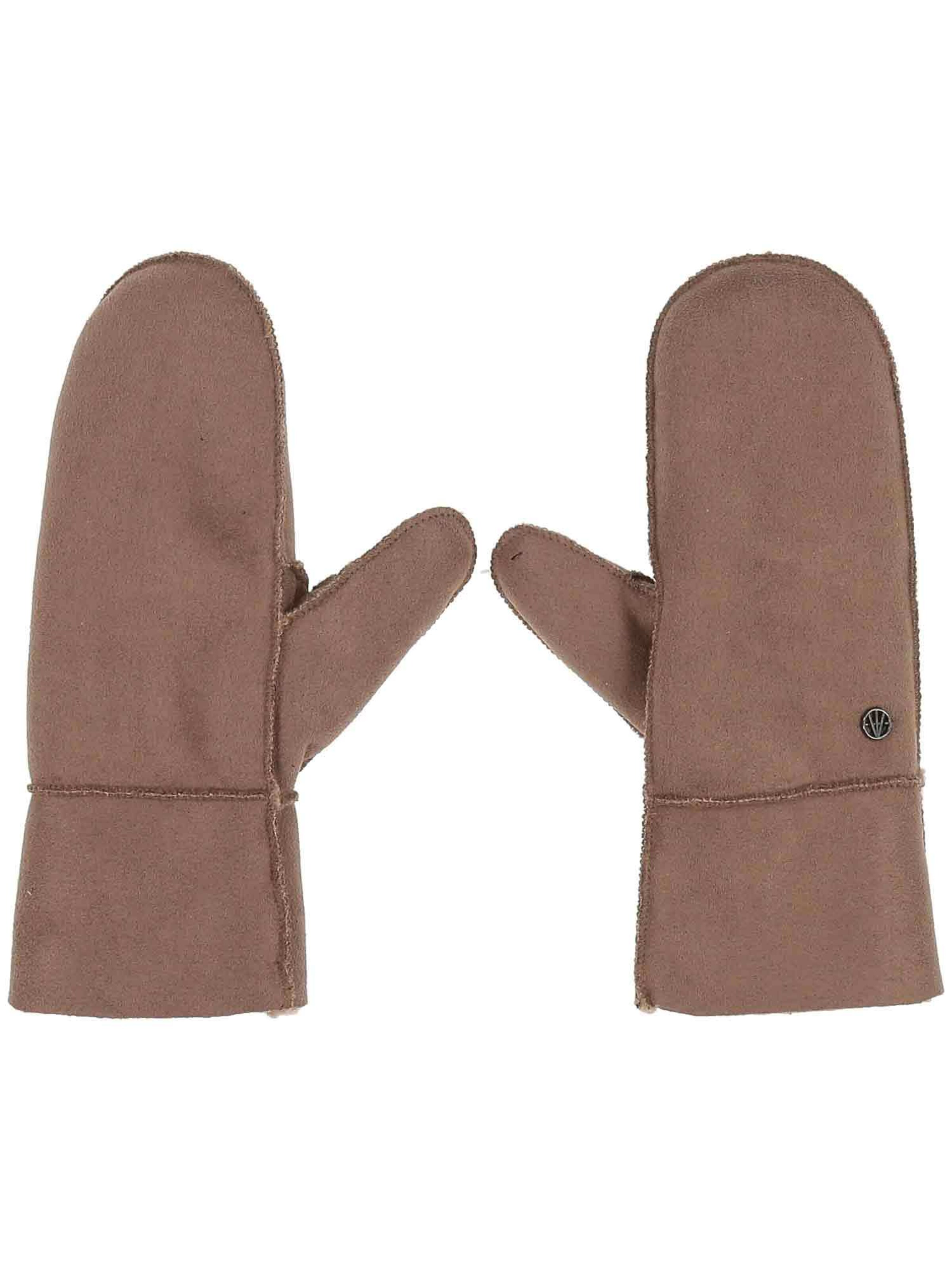 LOEVENICH Mittens in Brown