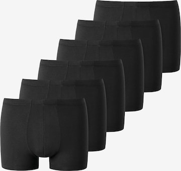 uncover by SCHIESSER Boxershorts ' Uncover Cotton ' in Zwart: voorkant