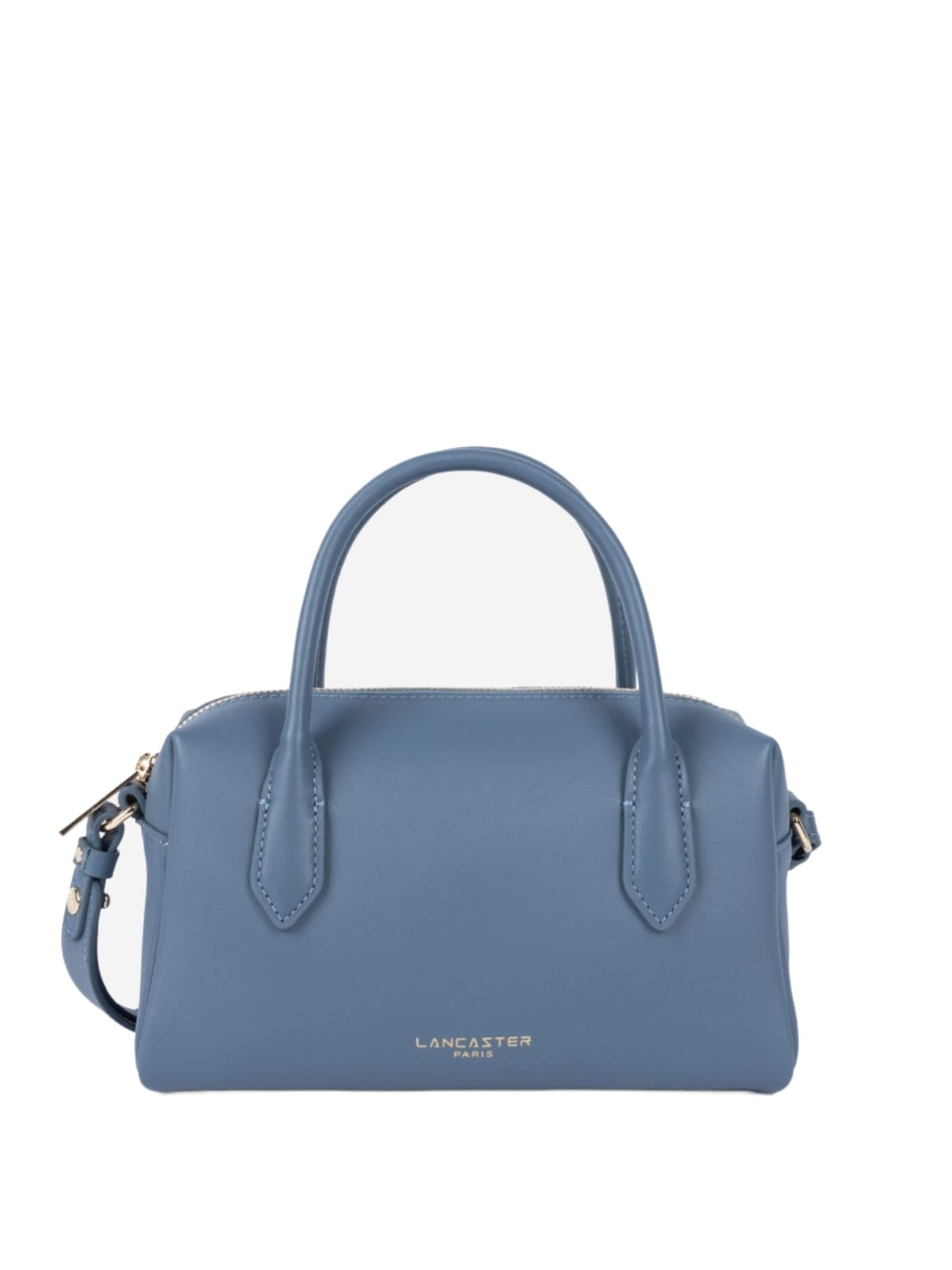zils LANCASTER Paris Rokassomiņa 'Lancaster Sac trotteur Zippé Donna Cube Bleu Jeans': no priekšpuses