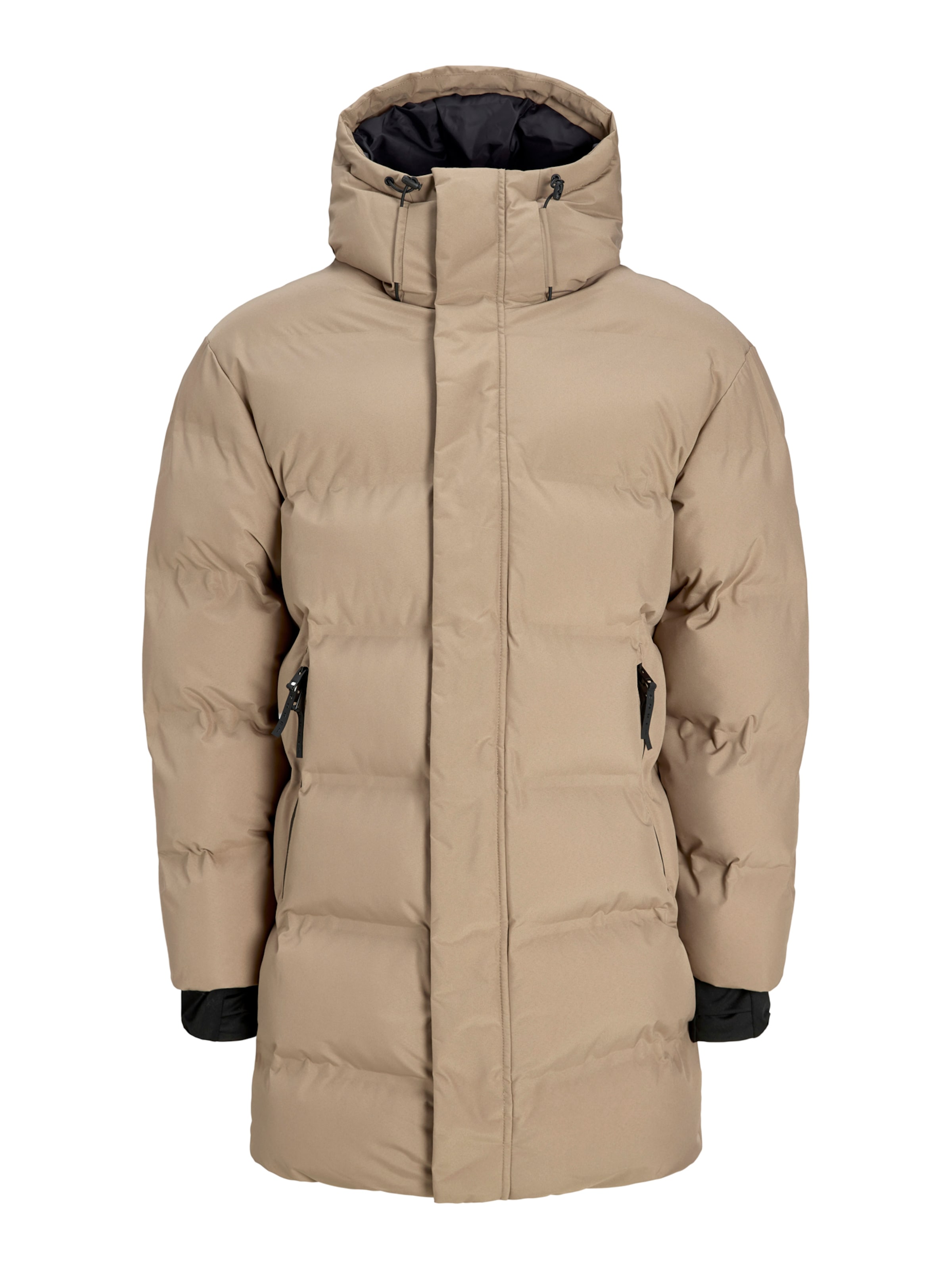 JACK & JONES Vinterparkas 'JCOFusion' i beige: framsida