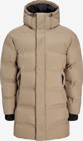JACK & JONES Зимняя куртка 'JCOFusion' в Бежевый: спереди