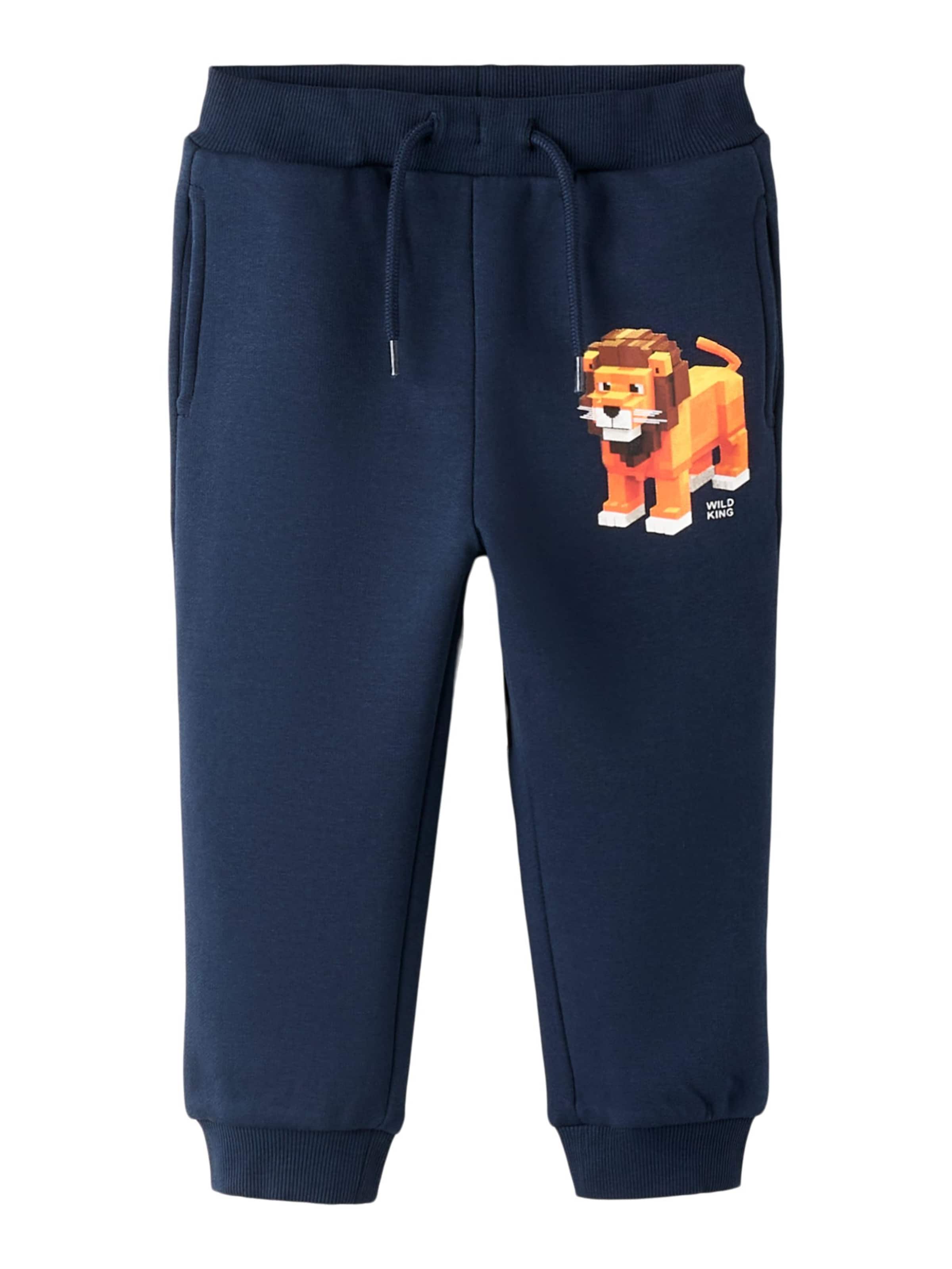 NAME IT - Tapered Pantalón en azul: frente