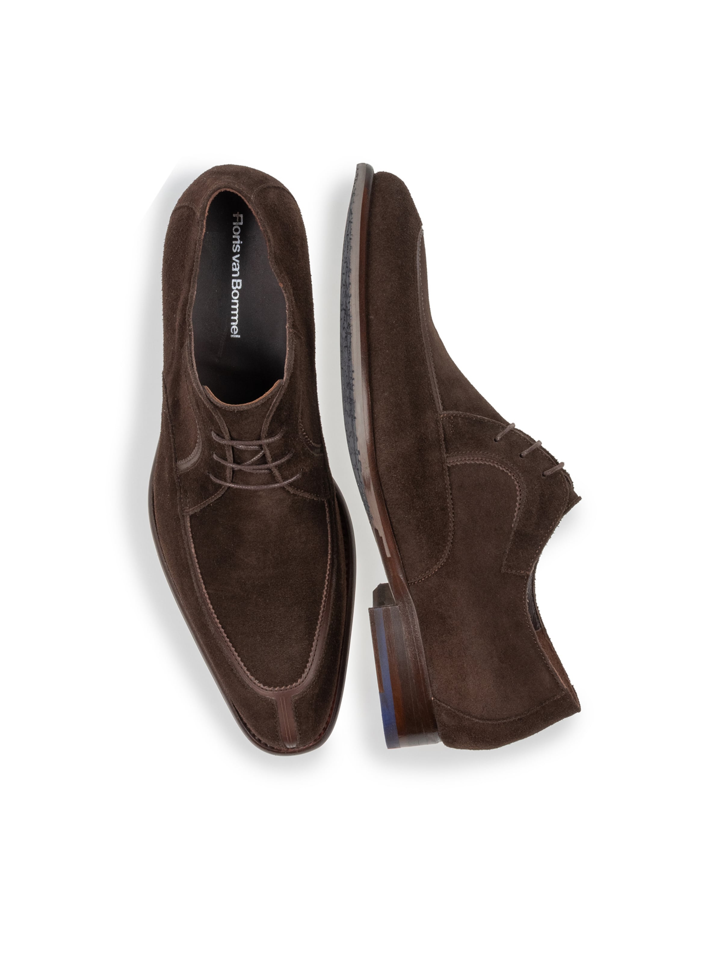 Floris van Bommel Veterschoen 'Dr Stijler 43' in Bruin