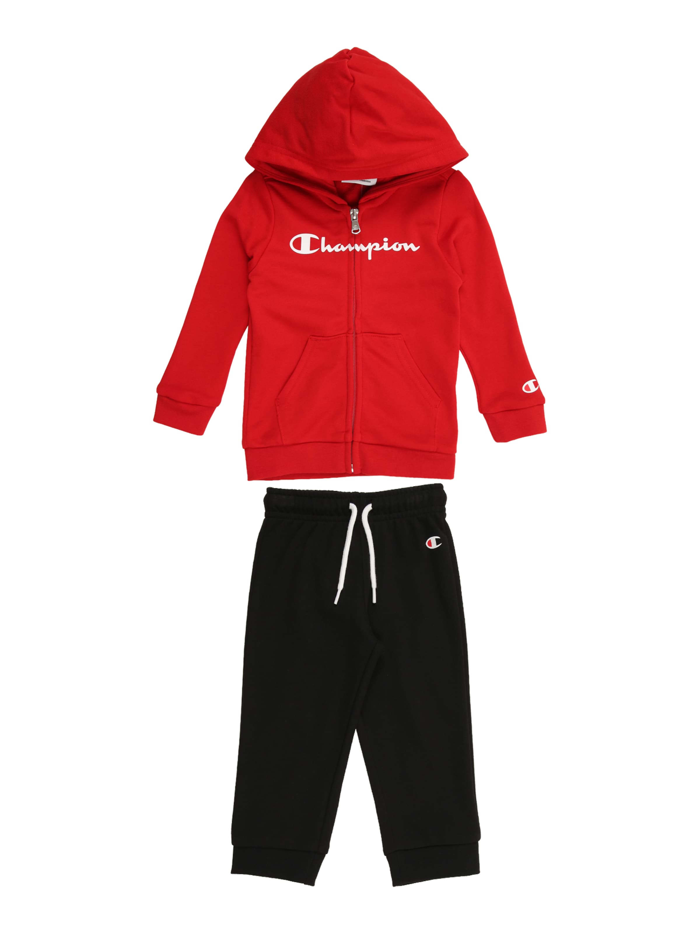 Champion Authentic Athletic Apparel Sweatsuit in Red: front