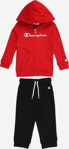 Champion Authentic Athletic Apparel Jogginganzug in Rot: Vorderseite