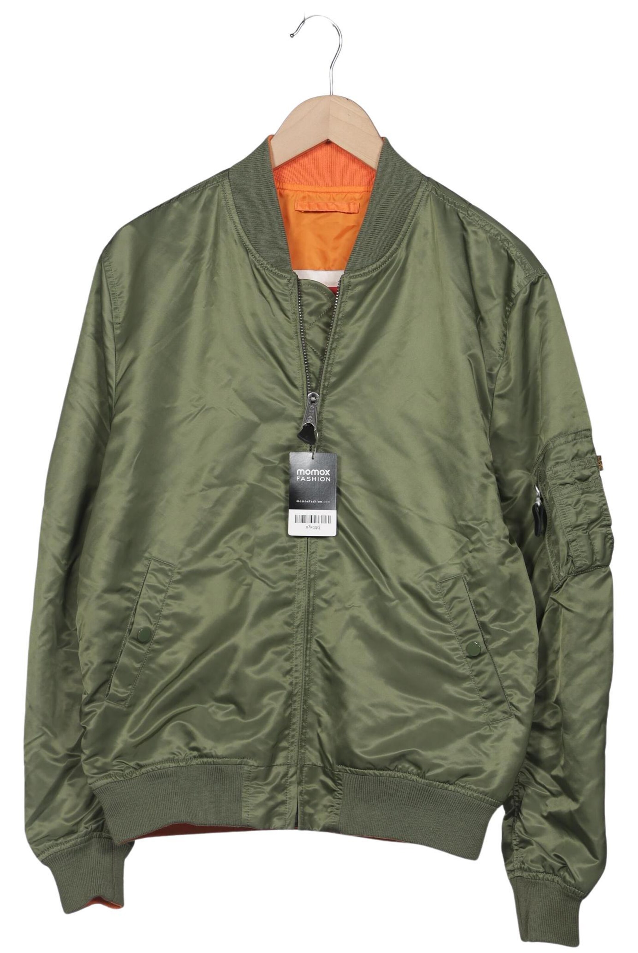 ALPHA INDUSTRIES Jacket & Coat in L in Green: front