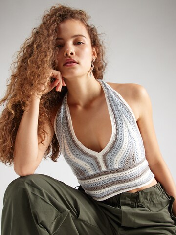 HOLLISTER Knitted top in Mixed colours: front