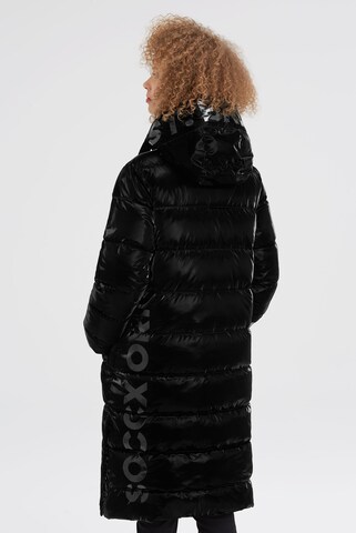 Soccx Winterparka in Schwarz