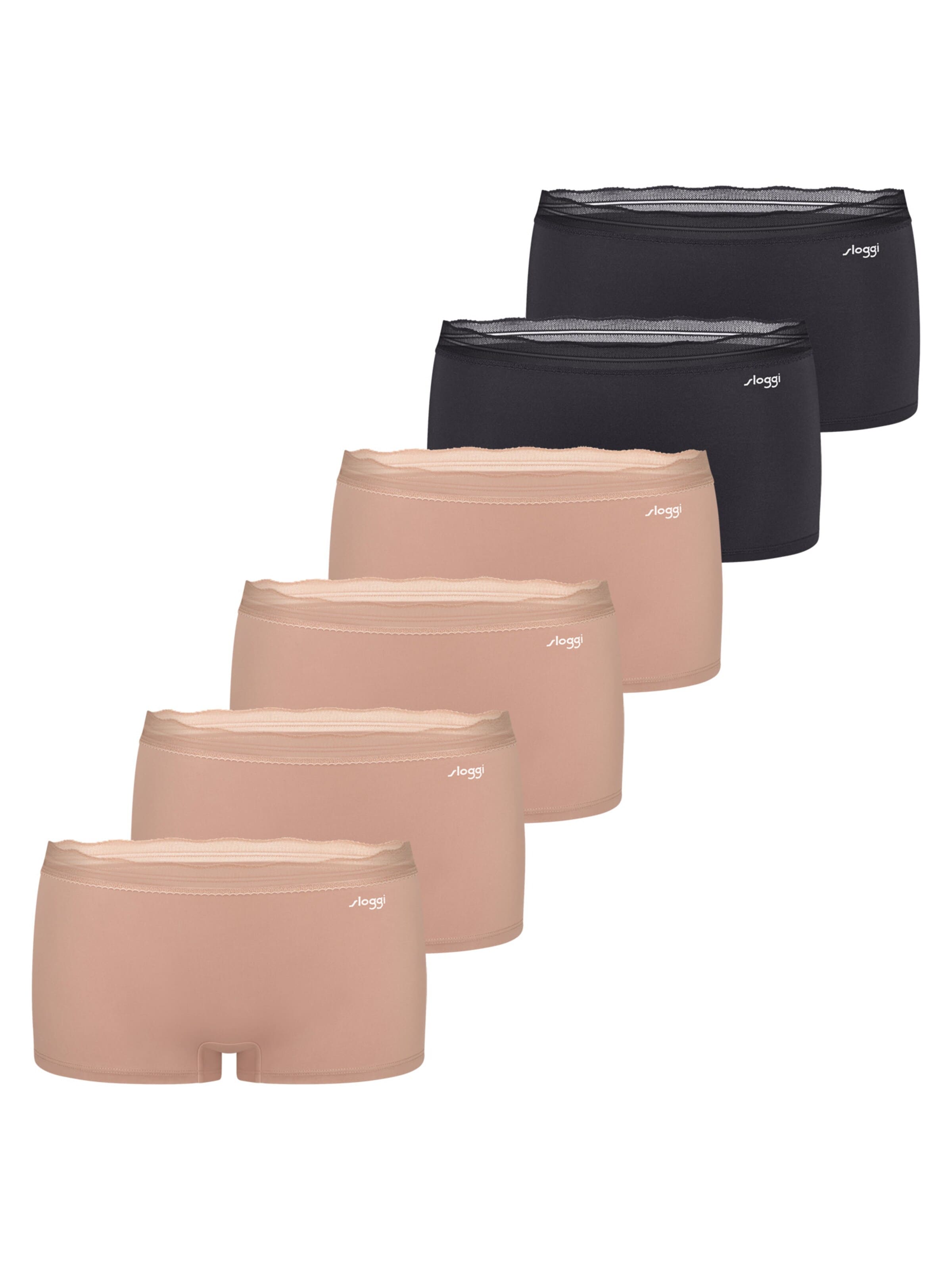 SLOGGI Panty 'Go Blush' in XS in Mottled black, Item view