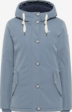 Schmuddelwedda Winter jacket in Blue: front