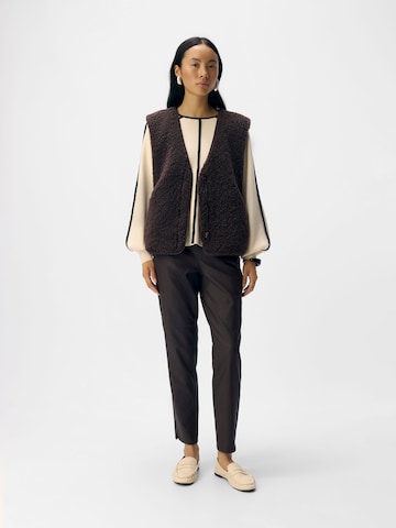 Gilet 'Ella' OBJECT en marron